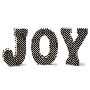 MACKENZIE-CHILDS Courtly Joy Fabric
Letter Blocks. NEW in packaging 🖤🤍